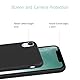 Nupcknn Liquid Silikon Handykette Hülle für iPhone XR Hülle Silikon Necklace(abnehmbar) Hülle mit Kordel zum Umhängen Handy Schutzhülle mit Band(Schwarz, 6.1)