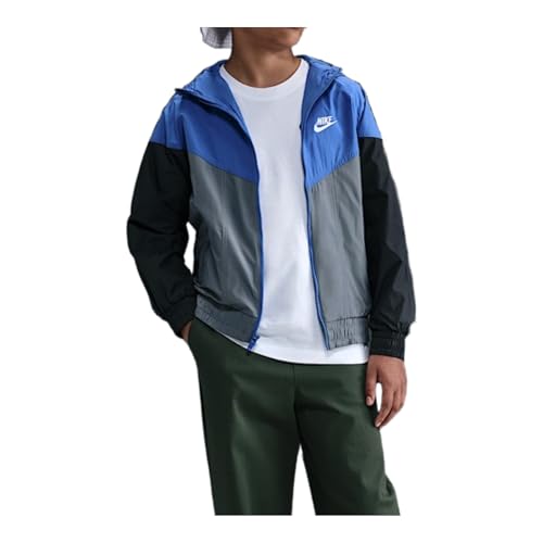 Nike Boys' Sportswear Windrunner Hooded Repel Jacket (Big Kid)