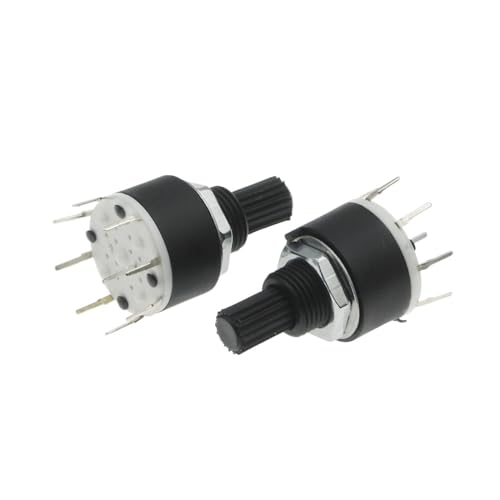 Interrupteur rotatif SR16 pour réparer vos sélecteurs de canaux 2 pôles 4 positions 16mm