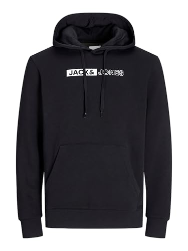 Sweatshirt à capuche noir homme pour un look urbain décontracté