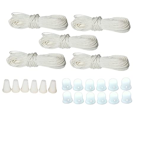 Image of Skywave Luxury Premium Rust Proof Stainless Steel Ceiling Clothes Dryer Hanger with UV Protected Nylon Ropes Individual dropdown, Clothes Drying Rack for Balcony (Ropes and Caps)