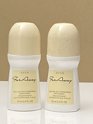 Antiperspirant Deodorants Roll On FAR Away by Avon 2.6oz (2 Pack) (2)