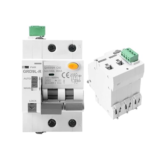 RCBO Disjoncteur différentiel à dispositif de réenclenchement automatique 40A 30mA Type A 2P