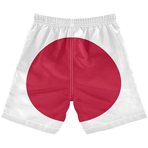 Vnurnrn Japan Flags Boys' Quick Dry Swim Board Shorts Swim Trunks2