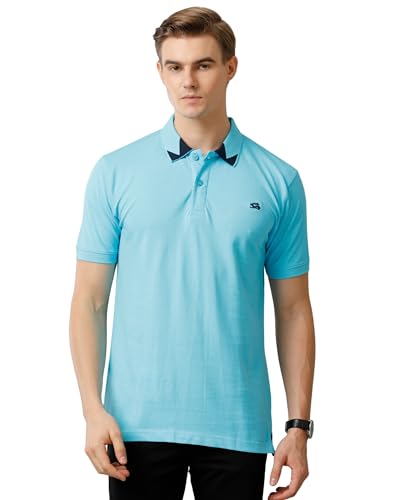 Image of ADRO Mens Polo T Shirt -100% Cotton Polo Tshirt for Men | Solid Polo T-Shirt Regular fit