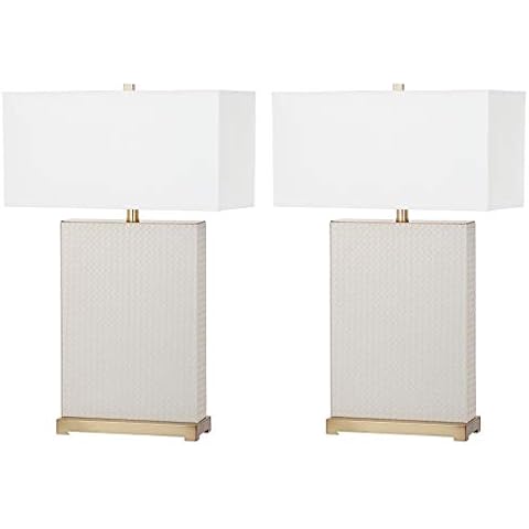 SAFAVIEH Joyce Modern Art Deco Table Lamp Set Cover