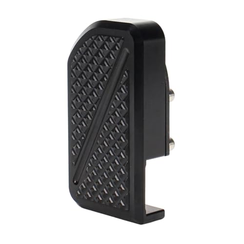 Für Harley Low Für Rider Für Softail Für Standard Für Street Bob FXBB Schwarz Motorrad Hinteres Bremshebelverlängerung Fußbremsvergrößerungspad