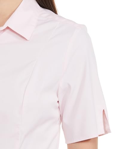 Image of Marks & Spencer Womens Solid Polyester Blend Collared Neck Regular Fit Shirt