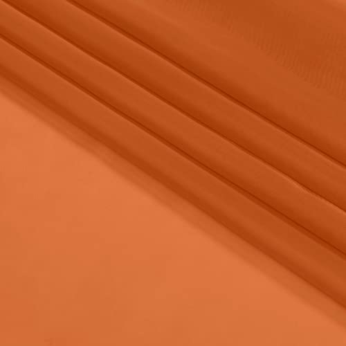 Image of OWENIE Orange Sheer Curtains 96 Inch Length, Elegant Sheer Curtains for Bedroom, Window Voile Sheer Curtain Panels /Drapes /Treatment for Living Room, 2Pcs, Each 42 inch W x 96 inch L