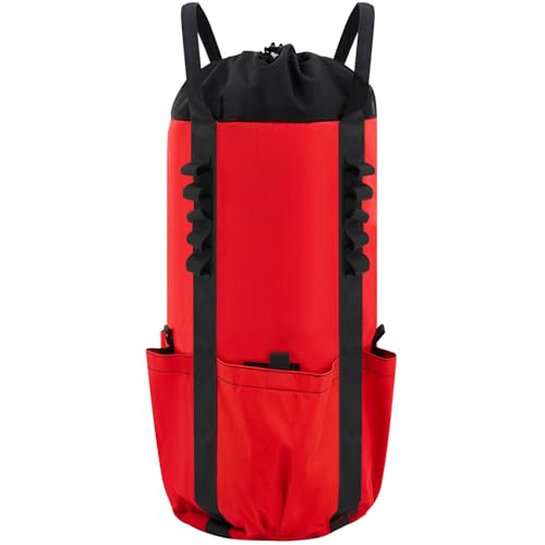 LOYIM Arborist Rope Storage Bag 30l Tree Rock Climbing Rope Arborist Equipment Bucket Backpack Waterproof Throw Line Bag Large Capacity with Side Storage Pockets Tough Rock and Tree Climbing Gear
