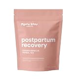 Postpartum Recovery Tea, Organic Loose Leaf Herbal Blend for Hormone Support and Womb Support with Red Raspberry Leaf, Nettle, Oatstraw, Moringa, Hibiscus, Ginger (1.5 oz (20 servings))