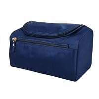 ONEGenug Kulturbeutel Reise Kulturtasche Herren & Damen Kosmetiktasche Zum Aufhängen Waschtasche für Jungen & Mädchen Blau – Ansicht 8