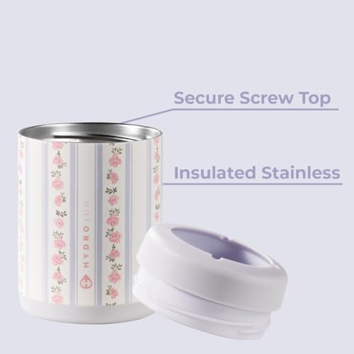 Image of HydroJug Can Cooler 12 oz, Stainless Steel Can Holder, Primrose