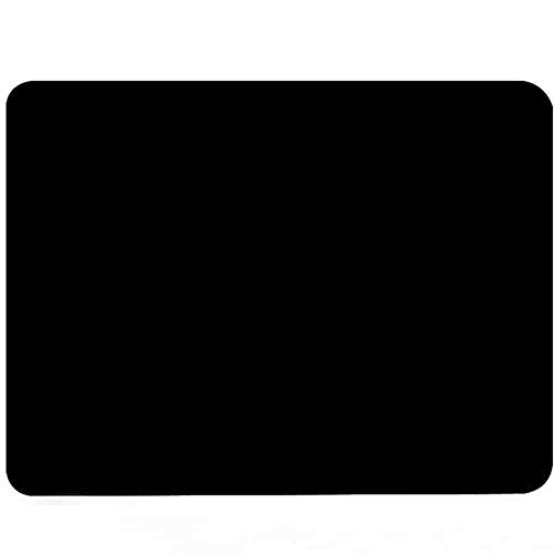 Herohua Big Black Place Mat Food Grade Silicone Anti-Skid Table Mat 30 x 40cm Desk Top Drawer Kitchen Washable Heat Resistant Countertop Pad