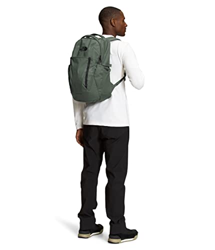 The-North-Face-Pivoter-School-Laptop-Backpack-Thyme-Light-HeatherTNF-Black-One-Size