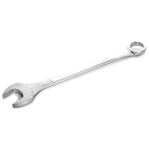 Image of Performance Tool W355B 12-Point Combo Wrench with Satin Chrome Finish 2-3 /8-Inch Combo Wrench