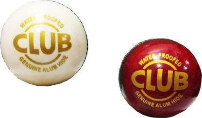 LABH TRADERS Power Skyline Hand Stitched 2 Piece Sports Cricket Club Leather Balls for T20, One Day and Test Match (White-Red) (Pack of 2)-picture-16
