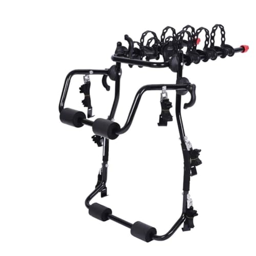 LJIANW Portabicicletas para Coche 3 Bicicletas Portador Trasero Montaje De Enganche Esponja Antideslizante Plegable Portabicicletas para Viajar, 5 Estilos (Color : B-66X60X90CM)