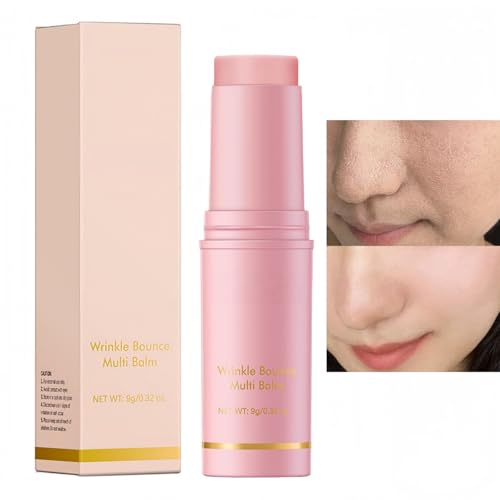 Wrinkle Multi Collagen Wand Stick-Deep Wrinkle Filler Collagen Stick for Face Lip & Neck-Lip Balm Multi-functional Paste Stic/k with Anti-Aging Hydration&All-Day Moisturising Natural Ingredients