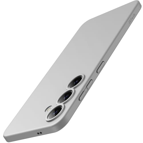 Image of JETech Slim Cover Case for Samsung Galaxy S25 5G with Camera Lens Full Protection, Ultra-Thin Lightweight Matte Finish Minimalist Protective Phone Cover (Silver Shadow)