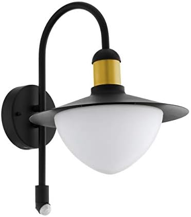 Eglo 97155 - Applique Murale Extérieure Avec Détecteur SOSSANO 1xE27/28W/230V IP44