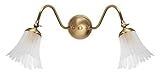 Culot : 2 x E14 jusqu'à 40 W | Diamètre du socle mural : 100 mm | Ampoule non incluse | Largeur : 360 mm | Hauteur : 140 mm | Profondeur : 240 mm