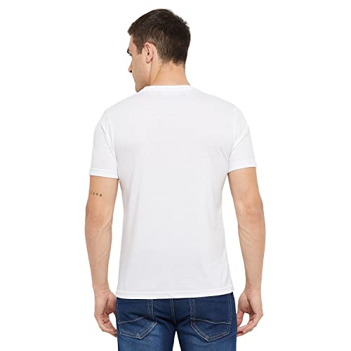 Image of Orewa by OKANE Men's Solid Round Neck Cotton T-Shirt (Pack of 2)
