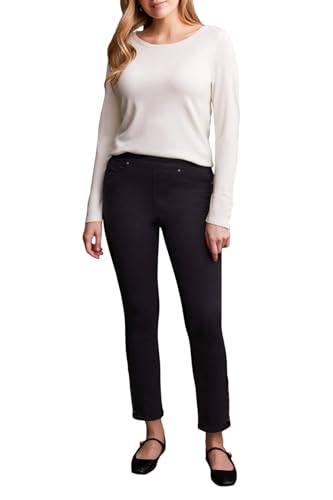 Tribal Women's Comfort Stretch Pull-on Slim Leg Ankle Pant