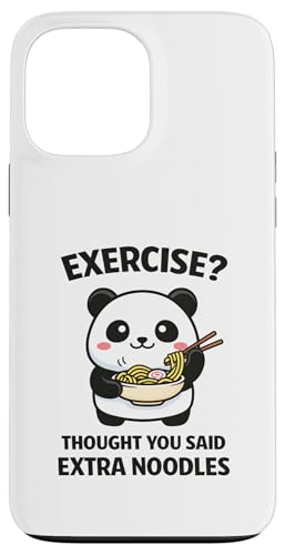 �G�N�T�T�C�Y Thought You Said Extra Noodles �p���_ �H�ׂ�� �X�}�z�P�[�X iPhone 13 Pro Max �p