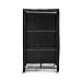 Origami Fabric Protection Cover for 4-Shelf Large Storage Rack - Black