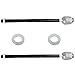 WEDOAUTO 2Pcs Front Driver & Passenger Side Inner Tie Rod Ends Set Pair Fit For Cadillac Escalade ESV EXT, For Chevrolet Avalanche Silverado Suburban Tahoe, For GMC Sierra Yukon XL Replace# EV800084
