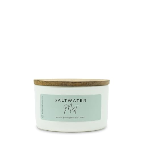 Bougie brume d'eau salée Milkhouse Candle Company pour une ambiance fraîche de bord de mer