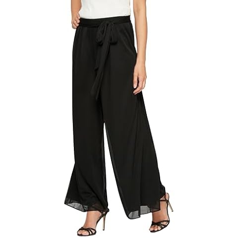 Alex Evenings Women's Wide Leg Dress Pant Cover