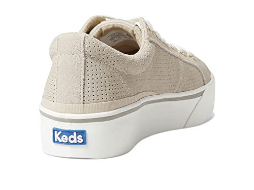Image of Keds Jump Kick Duo Lace Up, Sneaker Womens, Grey Suede, 8.5 Medium