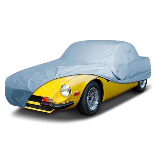 Image of iCarCover Premium Car Cover for 1971-1977 Triumph TVR 2500M Heavy Duty Waterproof All-Weather Automobiles Custom Fit Indoor Outdoor UV Snow Protection Covers with Straps and Bag