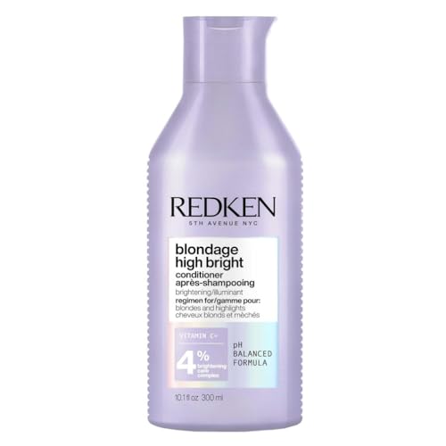 REDKEN - Après-Shampoing Éclat - Nettoie La Fibre & Illumine - Enrichi À La Vitamine C, Émolients & Protéines De Blé - Cheveux Blonds Ternes - Blondage...