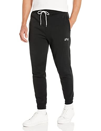 Lrg Mens Lrg Men's Script Logo Drawstring Waist Active Jogger With Pockets Sweatpants, Black, 3X Us #TOP22