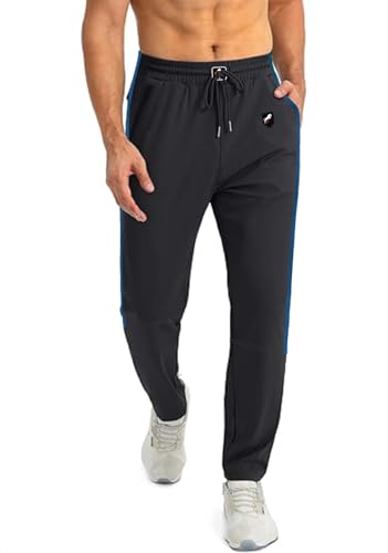 Image of JUST RIDER Men's Regular Fit Track Pants || NS Polyester Fabric Track Pants for Men Relaxe Fit