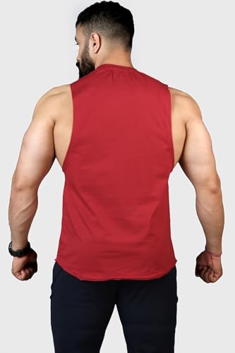 Image of FUAARK Men's Cotton Sleeveless Tank Tops Gym Vest for Mens