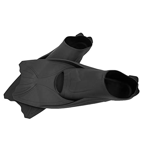 1 par de nadadeiras de natação adulto infantil, nadadeiras curtas de natação tpr portátil de alta re