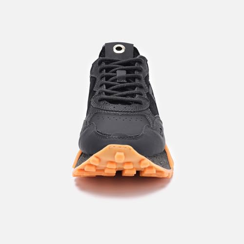 Image of The NSJ358 is a Modern Sneaker Made of Leather, It has a Sporty Made by a Stylish Design for Outstanding Look.Durability and Comfort.
