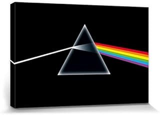 1art1 Pink Floyd - Dark Side of The Moon, Prisma Stampa su Tela (120 x 80cm)