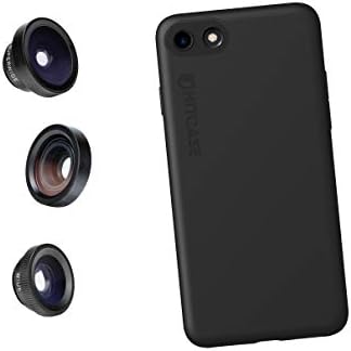 iPhone Lens Kit Bundle - 4 Items: Crio Case, SuperWide Lens, Wide Lens, Macro Lens for iPhone 7/8