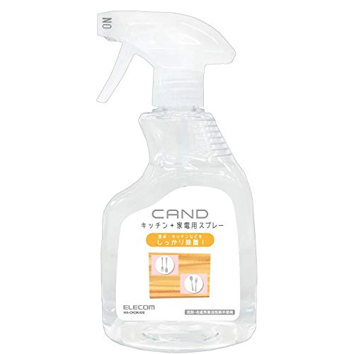 エレコム - CAND - キッチン ・ 家電クリーナー スプレー 食卓 ・ キッチン 用 400ml HA-CKDK400