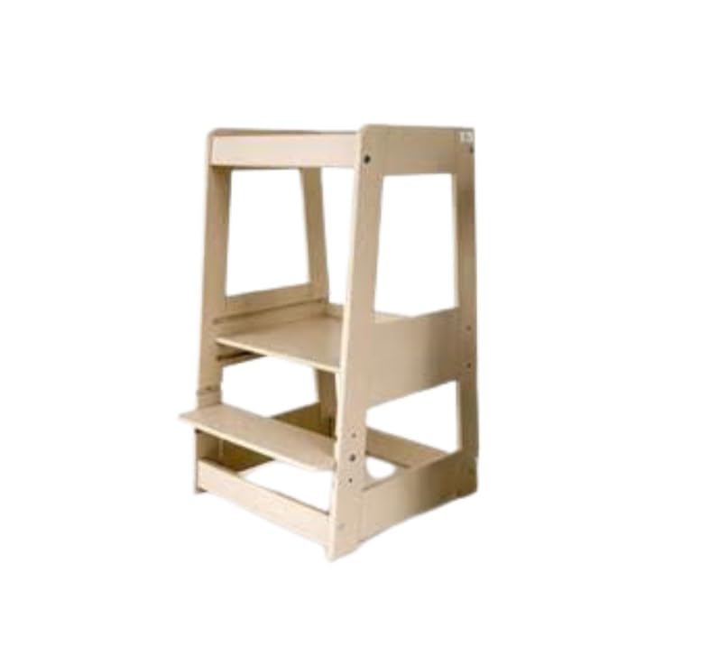 TiSsi® Lernturm Felix Geschwisterlernturm, Zwillingslernturm, Kindertritt, Holz