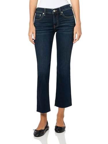 Jean Lucky Brand Sweet Crop denim femme pantalon court coupe ajustée