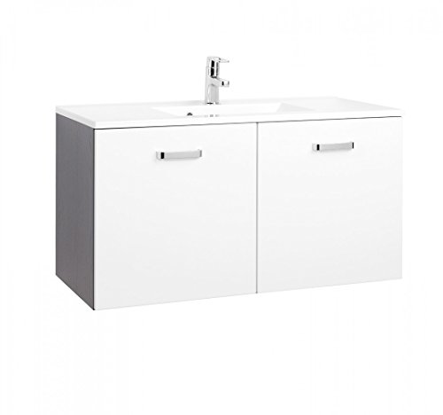 Held Möbel 106.1.2134 Waschtisch 100, Holzwerkstoff, graphitgrau, 48 x 100 x 54 cm