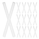 100 Stück Ersatzfilter, Weißes Faserbaumwoll Dochtset