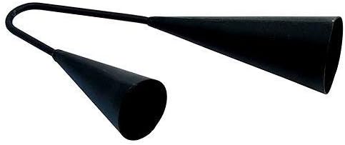Quatro Percussion Double Metal Agogo Bells With Beater Samba Bell (25cm Standard)
