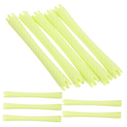 Gogogmee Bigodini Per Permanente Giapponesi Con 8 Numeri 10 Pezzi in Plastica Per Donne E Ragazze Per Corti Colore Casuale